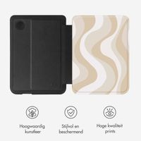 Selencia Vivid Bookcase Kobo Clara Colour / Clara BW - Desert Waves Beige