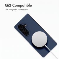 Accezz Liquid Silicone Case with MagSafe Samsung Galaxy Z Fold 8 Ultra - Dark Blue