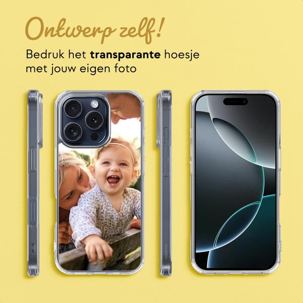 Ontwerp je eigen MagSafe Clear Case Apple iPhone 16 Pro - Transparant