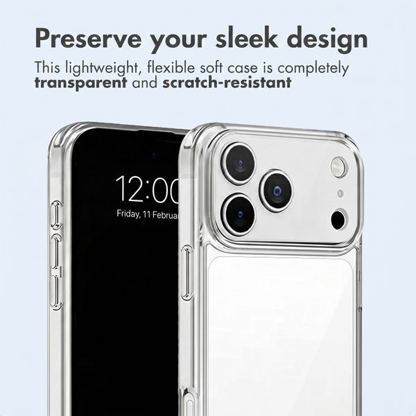 imoshion Protective Case Apple iPhone 18 Pro Max / 17 Pro Max - Transparent