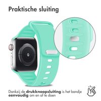 imoshion Siliconen bandje Apple Watch Series 1-9 / SE - 38/40/41 mm / Series 10 - 42 mm - Turquoise