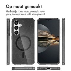 imoshion Sparkle Backcover met MagSafe Samsung Galaxy S25 - Glitter Zwart