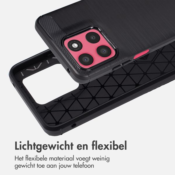 imoshion Brushed Backcover Motorola Moto G57 Power - Zwart