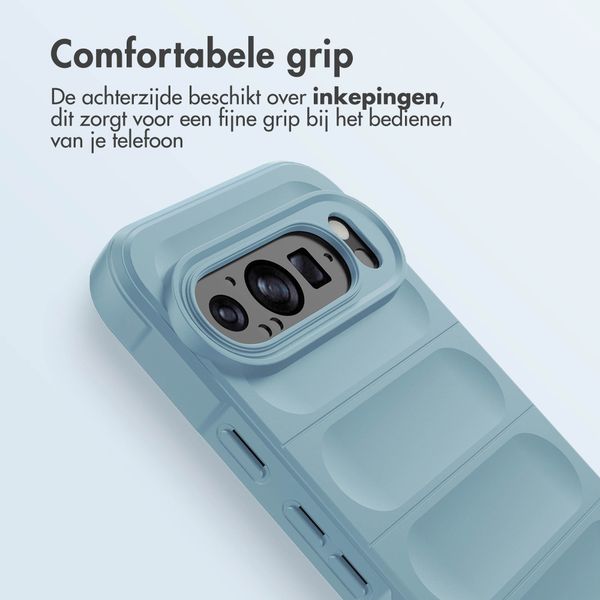 imoshion EasyGrip Backcover Google Pixel 9 / 9 Pro - Lichtblauw