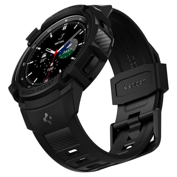 Spigen Rugged Armor™ Pro Case Samsung Galaxy Watch 4 - 46 mm - Black