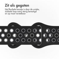 imoshion Sport⁺ bandje Apple Watch Series 1 t/m 9 / SE (38/40/41 mm) | Series 10 / 11 (42 mm) - Maat M/L - Black & Anthracite