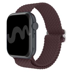imoshion Nylon geweven bandje Apple Watch | 38/40/41/42 mm - Burgundy