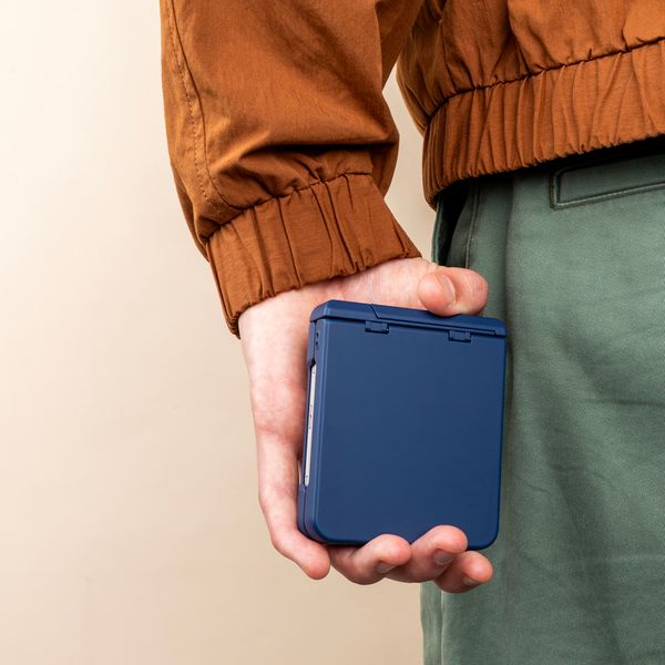 imoshion Color Backcover met Stand Samsung Galaxy Z Flip 8 - Donkerblauw