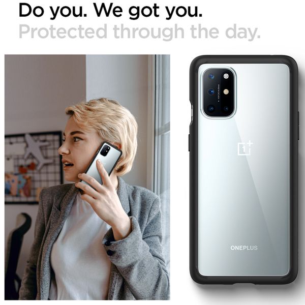 Spigen Ultra Hybrid Backcover OnePlus 8T - Zwart