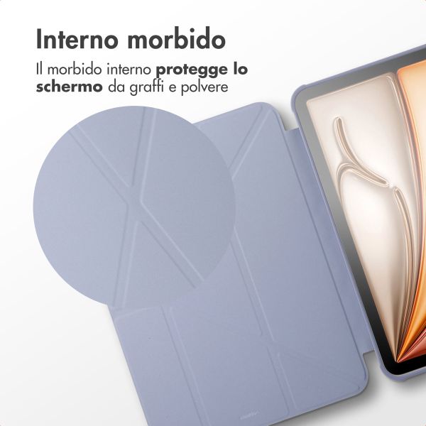 imoshion Origami Bookcase Apple iPad 11 (2025) 11 inch A16 / iPad 10 (2022) 10.9 inch - Lavender