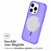 imoshion Sparkle Backcover met MagSafe Apple iPhone 13 Pro - Glitter Paars