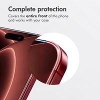 Accezz Tempered Glass Screen Protector + Applicator Apple iPhone 18 Pro Max / 17 Pro Max