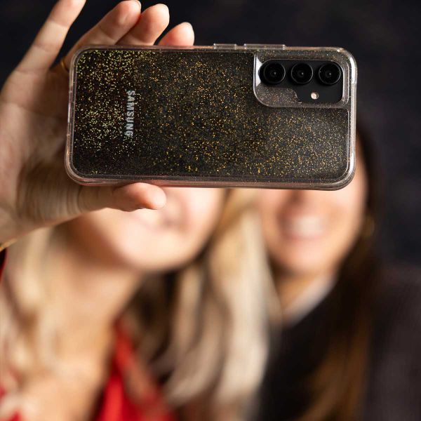 imoshion Clear Glitter Backcover Samsung Galaxy A15 (5G/4G) - Goud