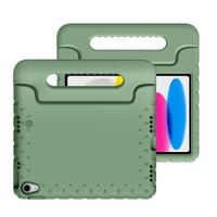 imoshion Kidsproof Backcover met handvat Apple iPad 11 (2025) 11 inch A16 / iPad 10 (2022) 10.9 inch - Olive Green