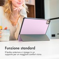 imoshion Trifold Bookcase Apple iPad 11 (2025) 11 inch A16 / iPad 10 (2022) 10.9 inch - Roze