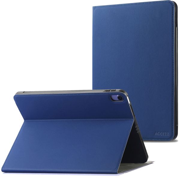 Accezz Classic Tablet Case iPad Mini 7 (2024) / iPad Mini 6 (2021) - Donkerblauw