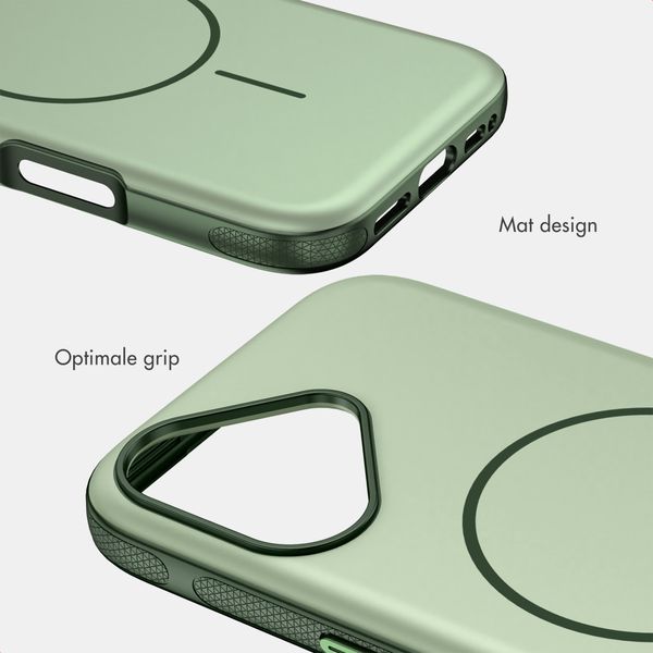 imoshion Color Backcover met Thin MagSafe Ring Apple iPhone 17 - Donkergroen