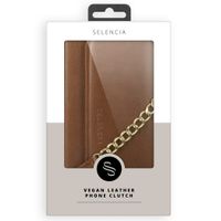 Selencia Uitneembare Lederen Clutch iPhone SE (2022 / 2020) / 8 / 7 / 6(s)