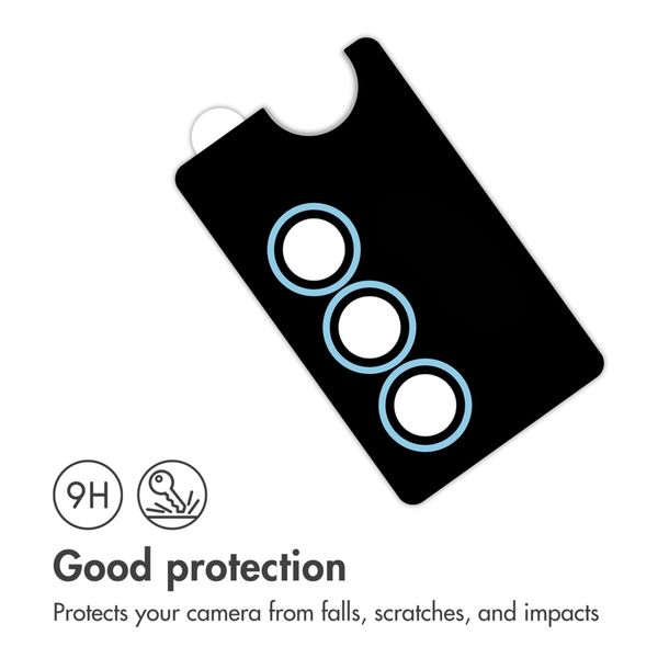 imoshion Camera Protector Glass 2-pack Samsung Galaxy S25 - Icyblue