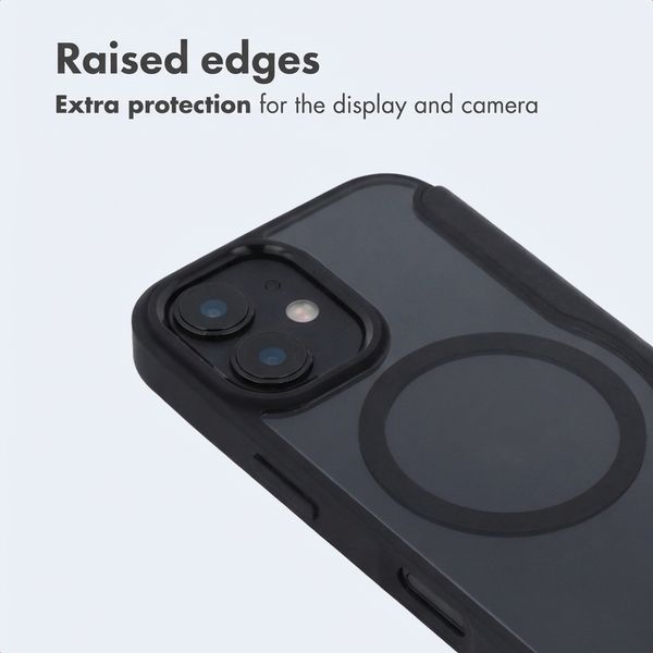 imoshion Transparent Bookcase with MagSafe Apple iPhone 16 - Black