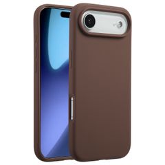 Accezz Liquid Silicone Back Cover with MagSafe Apple iPhone Air - New Tea Brown