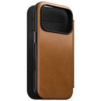 Nomad Modern Leather Folio Bookcase Apple iPhone 18 Pro Max - English Tan