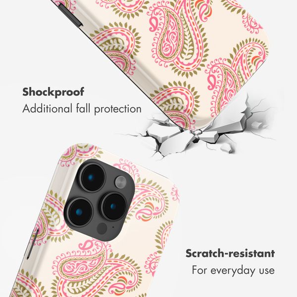 Selencia Vivid Back Cover Apple iPhone 15 Pro - Paisley Blush