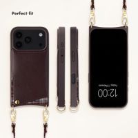 Selencia Nova Phone Case with Cord and Card Holder Apple iPhone 18 Pro / 17 Pro - Checks