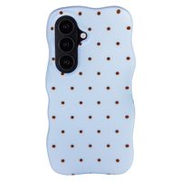 Selencia Vivid Wavy Backcover met MagSafe Samsung Galaxy S26 - Happy Dots Digital Sky