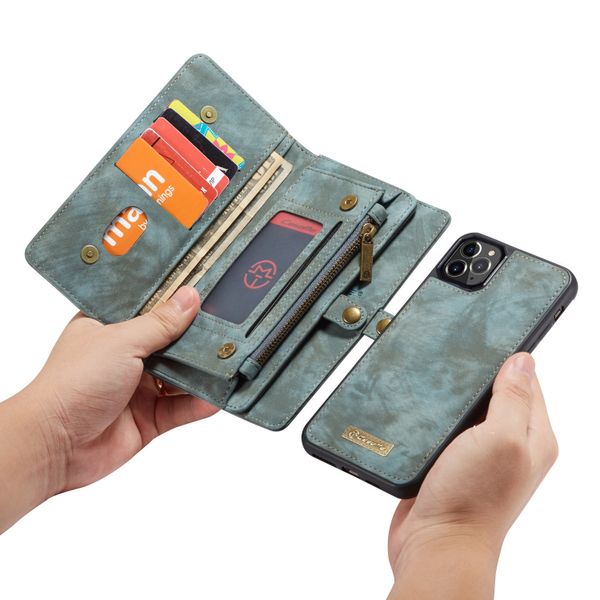 CaseMe Luxe Lederen 2 in 1 Portemonnee Bookcase iPhone 11 Pro