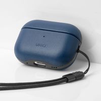 Uniq Terra Echt Lederen Case Apple AirPods Pro 2 - Space Blue