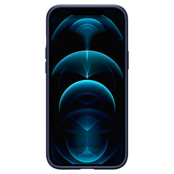 Spigen Liquid Air Backcover iPhone 12 Pro Max - Donkerblauw