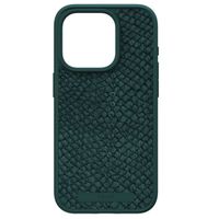 Njorð Collections Salmon Leather MagSafe Case iPhone 15 Pro - Green