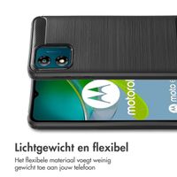 imoshion Brushed Backcover Motorola Moto E13 - Zwart