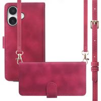 imoshion Bookcase with Strap Apple iPhone 16 - Red