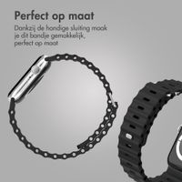 Accezz Ocean bandje Apple Watch | 38/40/41/42 mm - Zwart