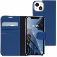 Accezz Wallet Softcase Bookcase Apple iPhone 14 Plus - Donkerblauw