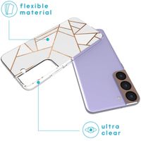 imoshion Design hoesje Samsung Galaxy S22 - White Graphic