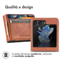 imoshion Luxe Bookcase Samsung Galaxy Z Flip 5 - Bruin