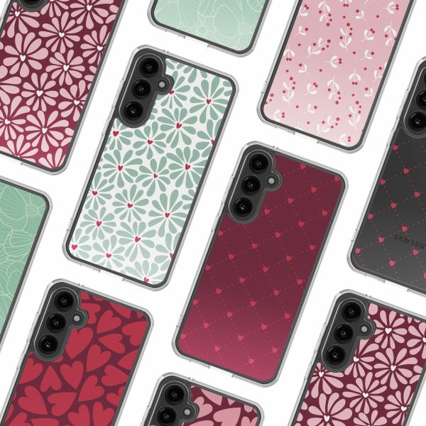 imoshion Design hoesje Samsung Galaxy S23 FE - Bloom Love Sage Green