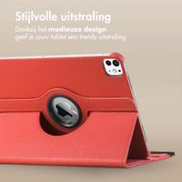 imoshion 360° draaibare Bookcase iPad Pro 12.9 (2022) / Pro 12.9 (2021) / Pro 12.9 (2020) - Rood