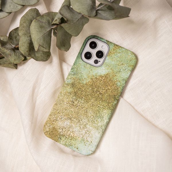 Selencia Maya Fashion Backcover Samsung Galaxy A51 - Green Nature