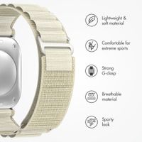 Accezz Nylon Alpine Band Apple Watch | 44/45/46/49 mm - Starlight