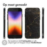 imoshion Design hoesje Apple iPhone SE (2022 / 2020) / 8 / 7 - Black Marble
