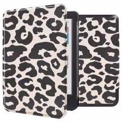 imoshion Design Slim Hard Case Bookcase Kobo Clara Colour / BW - Leopard