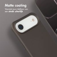 imoshion Color Backcover met afneembaar koord met MagSafe Apple iPhone Air - Black Coffee