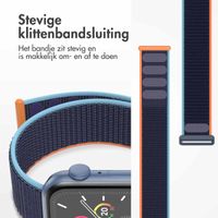 imoshion Nylon bandje Apple Watch Series 1 t/m 9 / SE (38/40/41 mm) | Series 10 / 11 (42 mm) - Dark Navy Blue