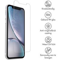 Accezz Gehard Glas Screenprotector 2-pack iPhone 12 (Pro) / 11 / Xr