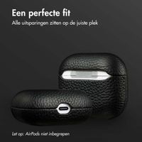 Accezz Echt Leren Case AirPods 3 - Zwart