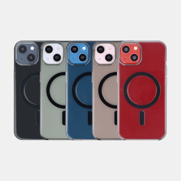 Accezz Lite Case with MagSafe Apple iPhone 13 - Smokey Clear